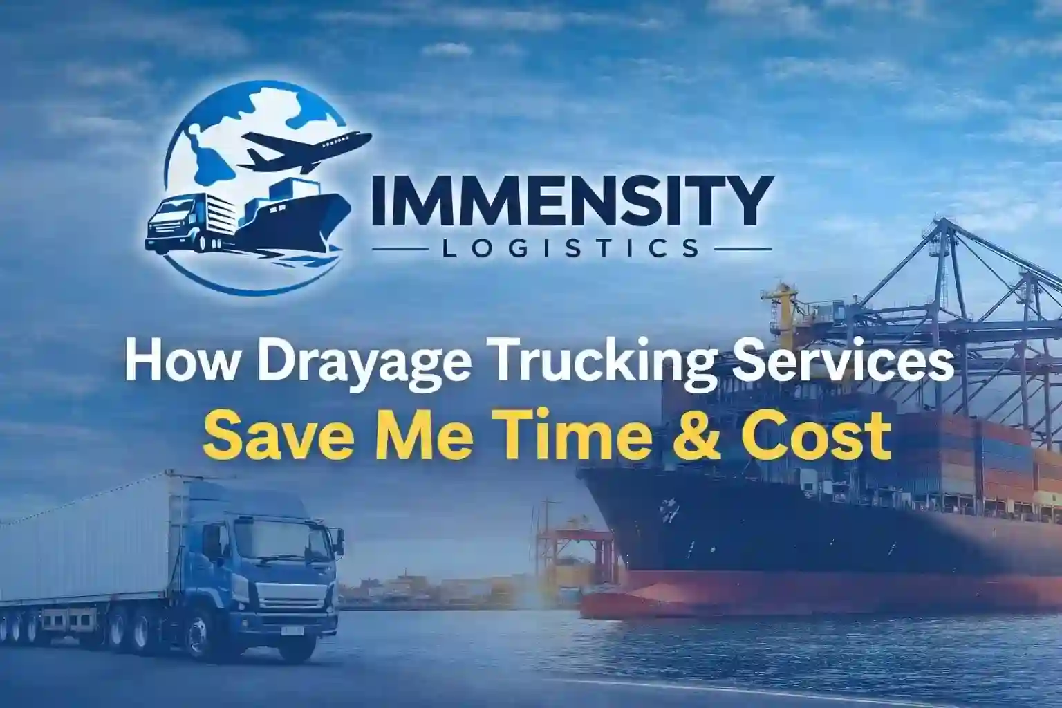 How Drayage Trucking Services Save Me Time & Cost