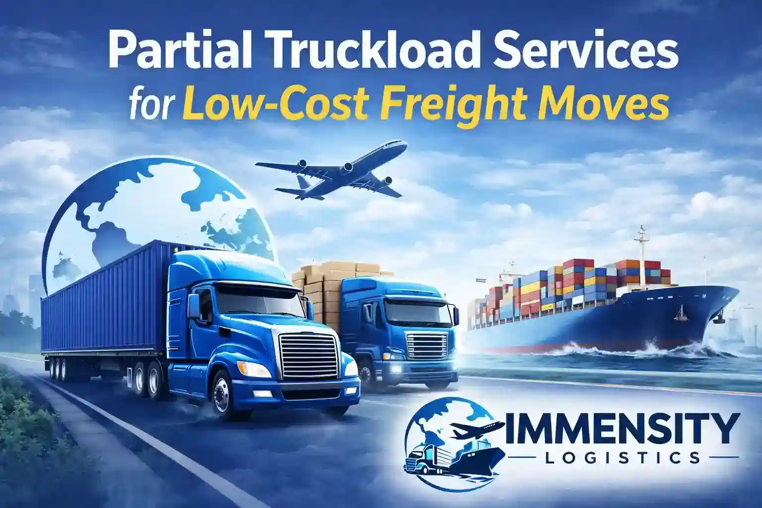 Partial Truckload Services for Low-Cost Freight Moves